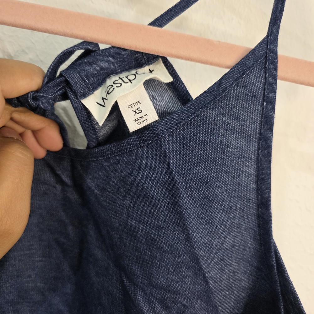 Westport Navy Strap Dress - Picture 4 of 14